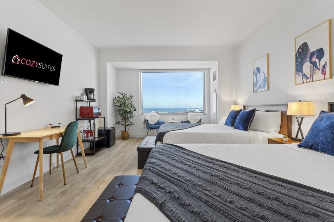 Beachfront Double Queen - Cozysuites Atlantic City Dış mekan fotoğraf